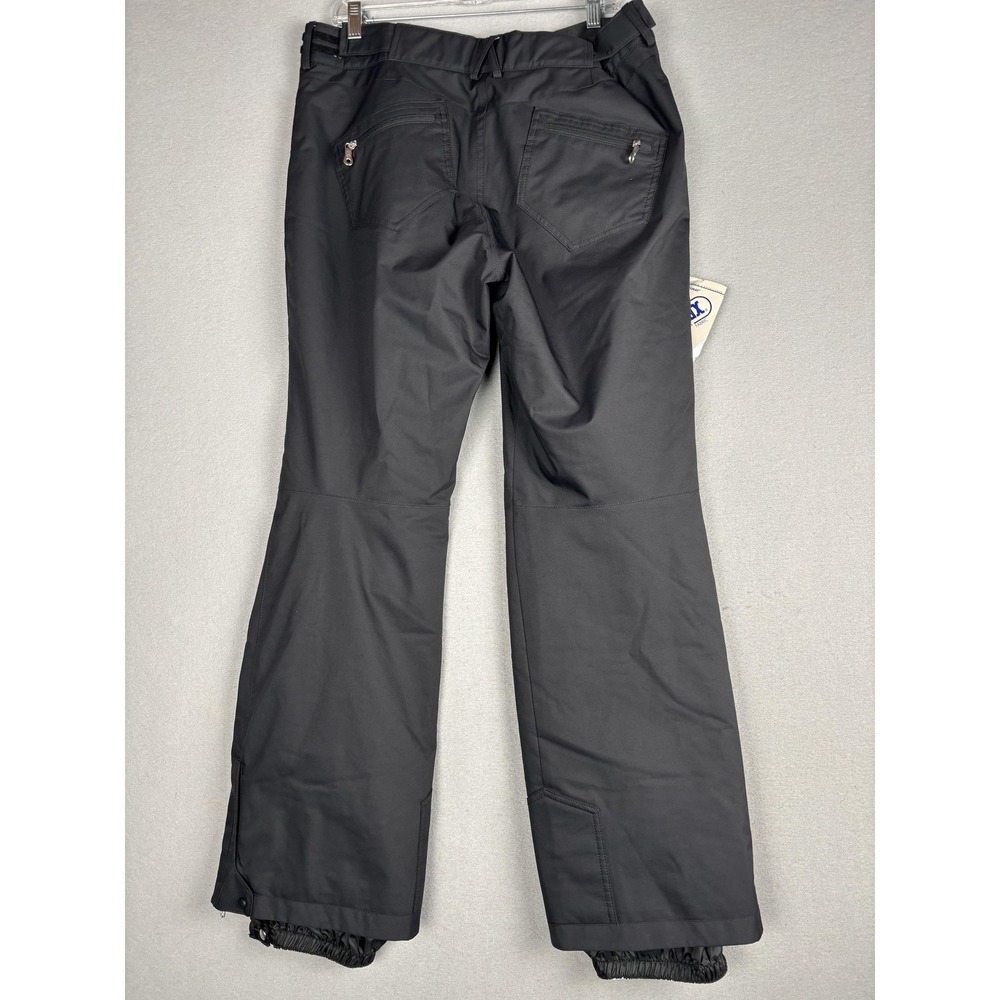 Descente Pants Womens 12 Black Dermizax Waterproof Insulated Ski Snow Outdoor - Picture 3 of 16